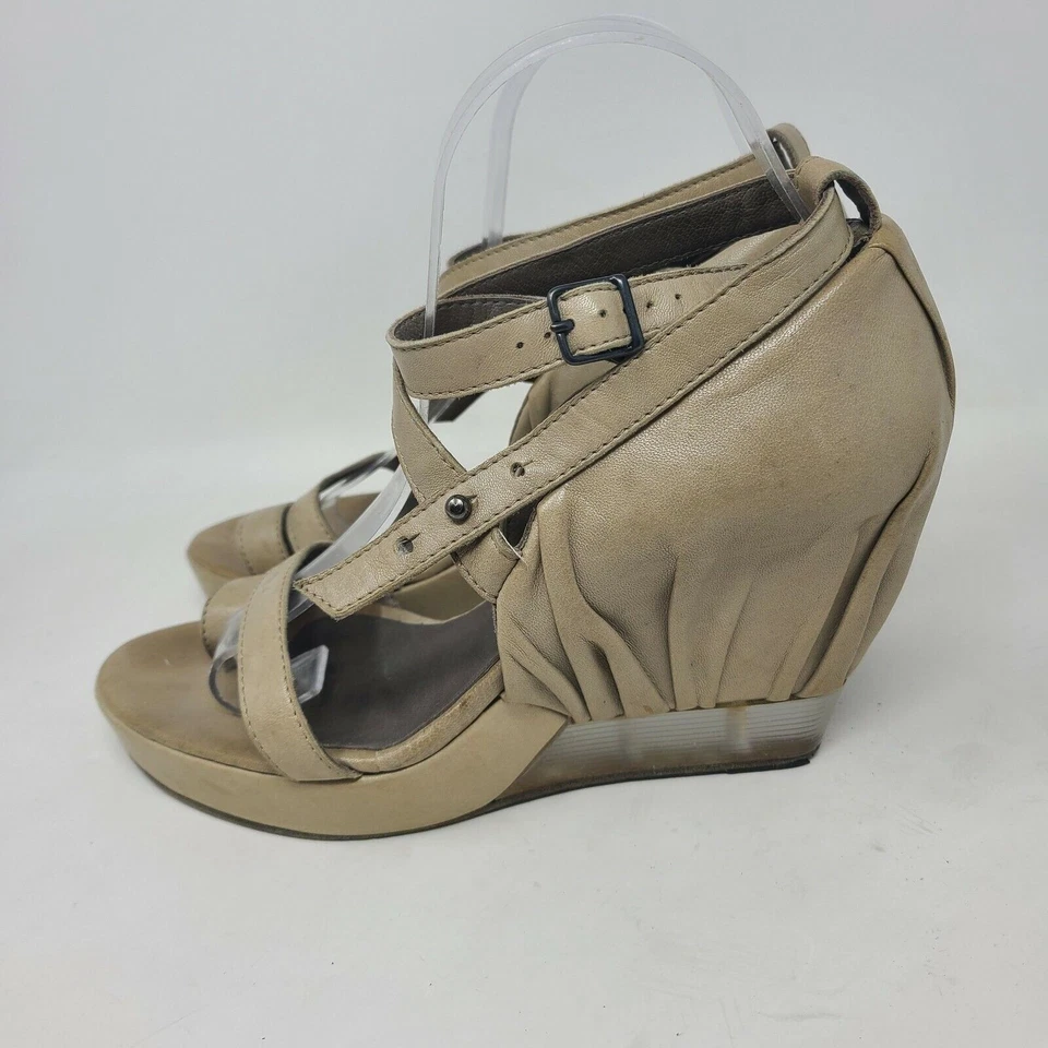 LD Tuttle The Pose Mujer Sandalias Tirantes Tacones Altos Cuña Zapatos Damas Talla 39.5 Foto 3 de 4