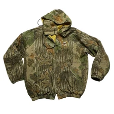 ScentBlocker Scent Shield Jacket Mens XL Realtree Camo Hooded Quilted Hunting