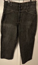 Vintage Marithe Francois Girbaud Black Baggy Jeans Size 36M Y2K