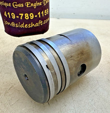 3-1/8" PISTON w/RINGS for a 1hp STOVER V Hit and Miss Gas Engine Part No. V70