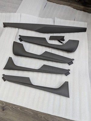 Like New Genuine Audi Carbon Twill Interior Trim set. C8 A6 A7 S6 S7 RS6 RS7