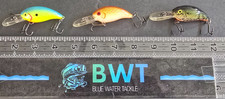 Pre-Rapala Luhr Jensen Radar-10 3-Pak: Blue Chrt Crystal, Texas Shad, Green Craw