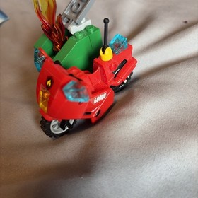 Lego City 60000 Fire Motorcycle Complete With Instructions 