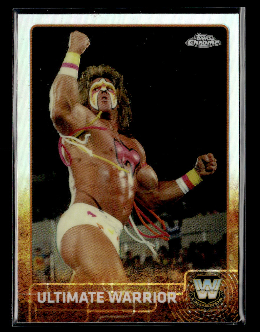 Ultimate Warrior 2015 Topps Chrome WWE Refractor #90