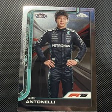 2025 Topps Chrome Formula 1 F1 Drivers Andrea Kimi Antonelli #8 RC Base Portrait