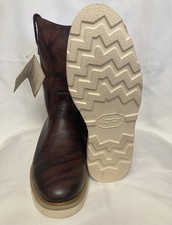 LLANERO BOOTS SIZE 9 EE /  AFRICA COWHIDE LEATHER /  USA OUTSOLE /ROUND TOE