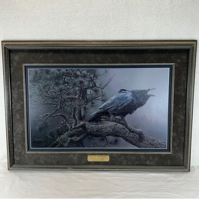 Daniel Smith Cry of the Raven Limited Edition Signed Lithograph Print 372/650