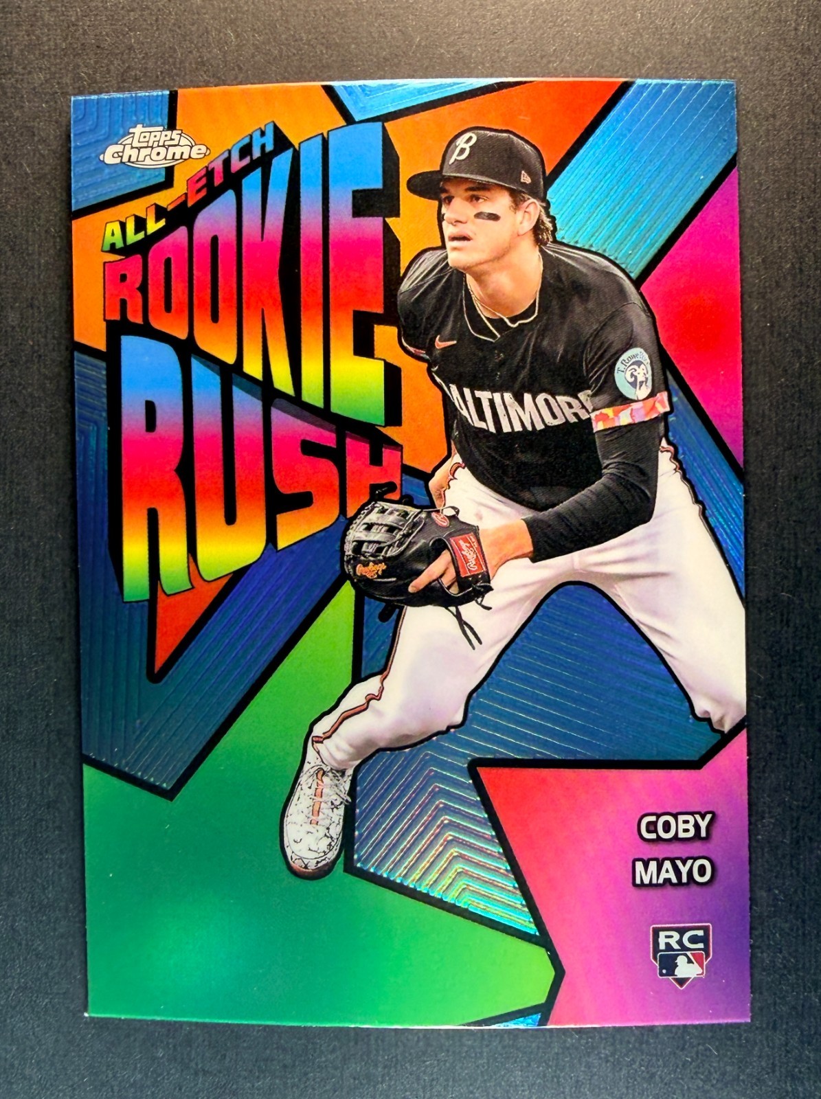 2025 Topps Chrome - All-Etch Rookie Rush Coby Mayo #CERR-2 (RC)