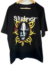 Camisa Slipknot Joey Jordison Años 2000 Tribal Rara Metal Etiqueta Cielo