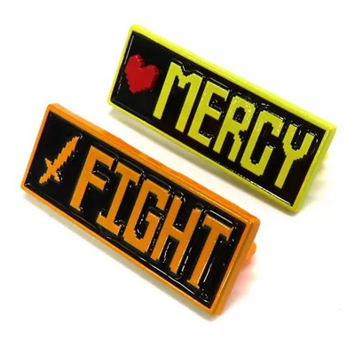 Undertale Pin Badge Set Spare & Fight 1.6x0.6in +14