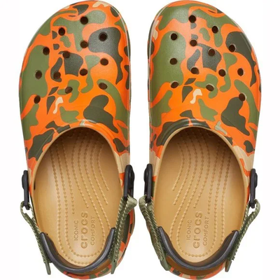 Crocs Classic All Terrain Camo Clog Unisex Clogs Mens 8  display picture 1
