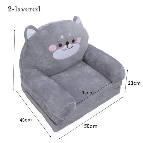 Kids Sofa Bed Toddler Fold Up Children Sofa Convertible Chair Bed for Playroom - Picture 17 of 37