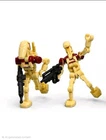 Set of 2 LEGO Star Wars Custom articulated Security Battle Droid minifigure