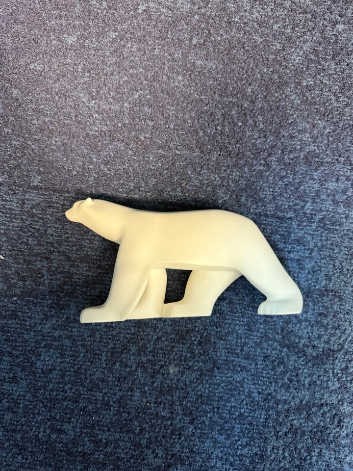 Figura de oso polar François Pompom escultura grande 9” 1984 MMA rara Foto 2 de 4