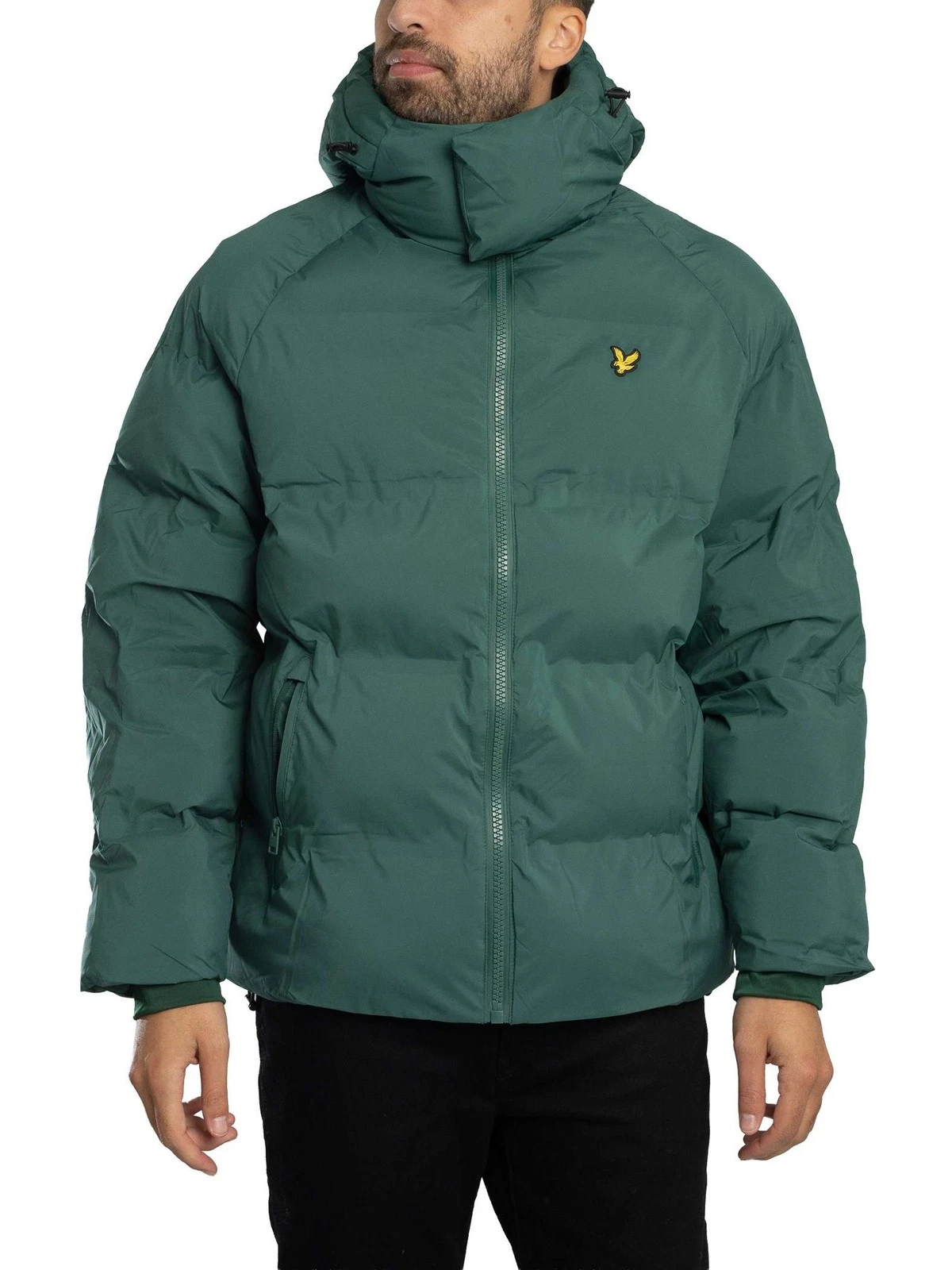 Lyle & Scott Men's Welded Puffer Jacket, Green