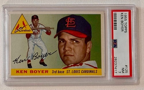 1955 Topps Ken Boyer #125 card