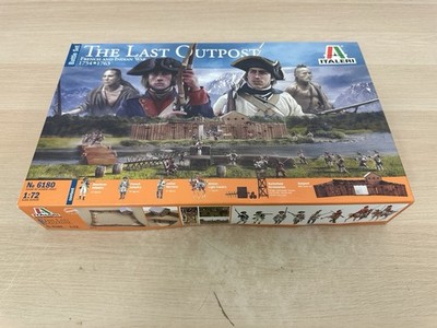 Platz Italeri 1/72 The Last Outpost French And Indian War Diorama Set - SEALED!