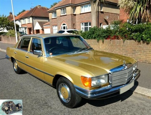 ⚙14314⚙ Mercedes-Benz W116 350SE A Pillar Chrome Moulding Trim Right Side - Picture 8 of 8