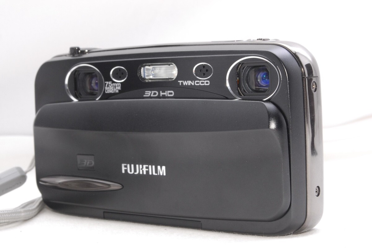 [NEAR MINT] Fujifilm FinePix REAL 3D W3 10.0MP Digital Camera Black (C1034)