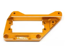 Treal Hobby Axial SCX10 Pro 7075 Aluminum Front 4-Link Servo Mount (Orange)