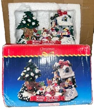 II Inc Christmas Collections Santa’s Clothes Line VTG 1990s Handcrafted Figurine