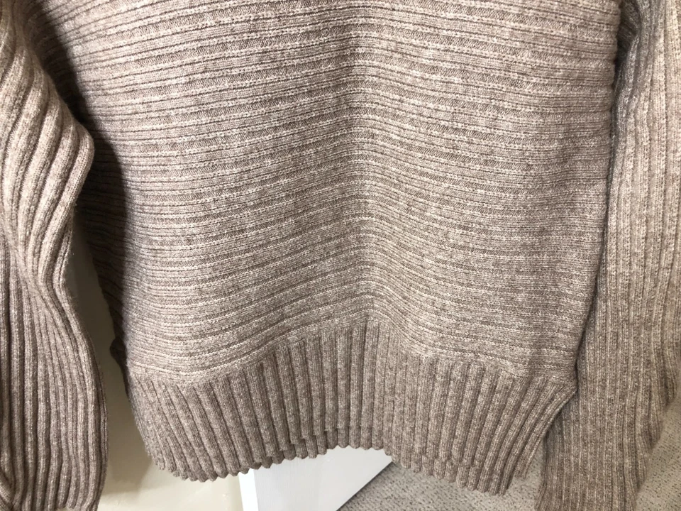 Suéter Anthropologie Moth Talla XS Para Mujer Acanalado Cuello Capucha Manga Dolman Foto 4 de 4