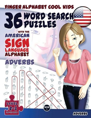 36 Word Search Puzzles With The American Sign Language Alphabet Cool Kids Volum 9783864691089 Ebay
