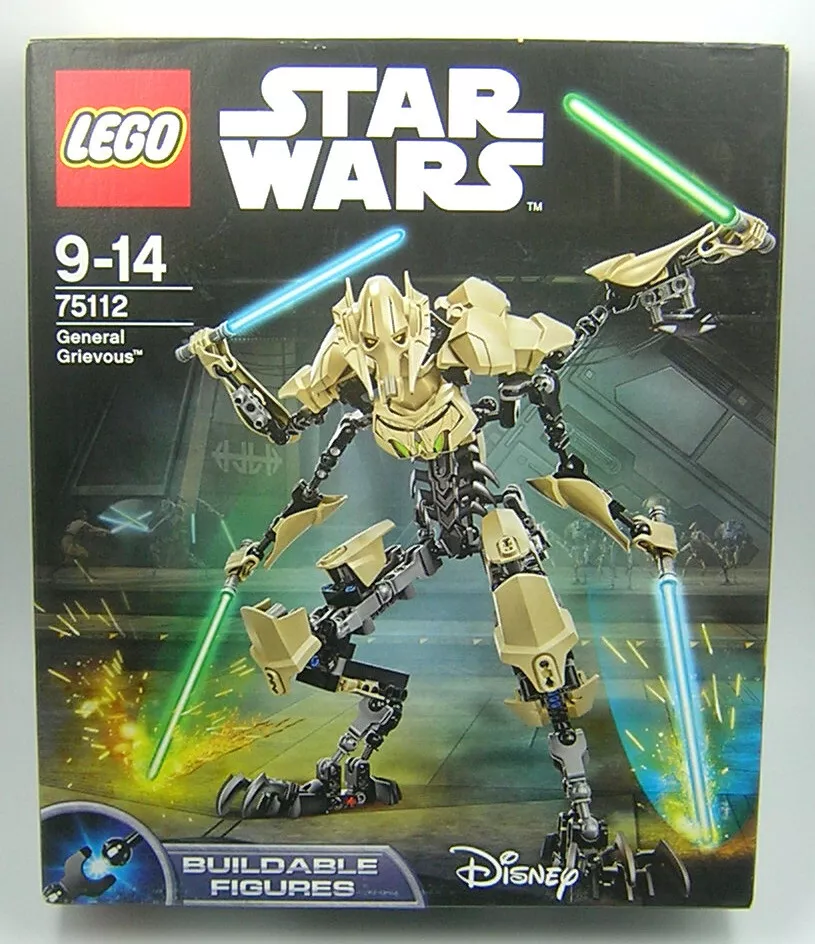 Star Wars Lego 75112 General Grievous Buildable Figures MIB