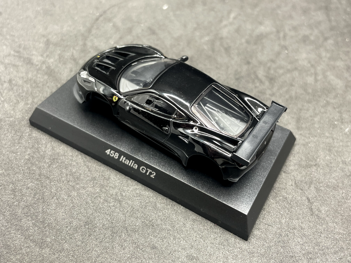1/64 Kyosho Ferrari Collection 9Neo 458 Italia GT2 Black