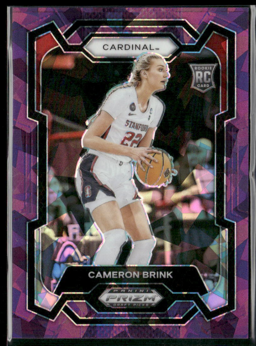 2024 Panini Prizm Draft Picks #89 Cameron Brink Purple Ice Prizms #/149