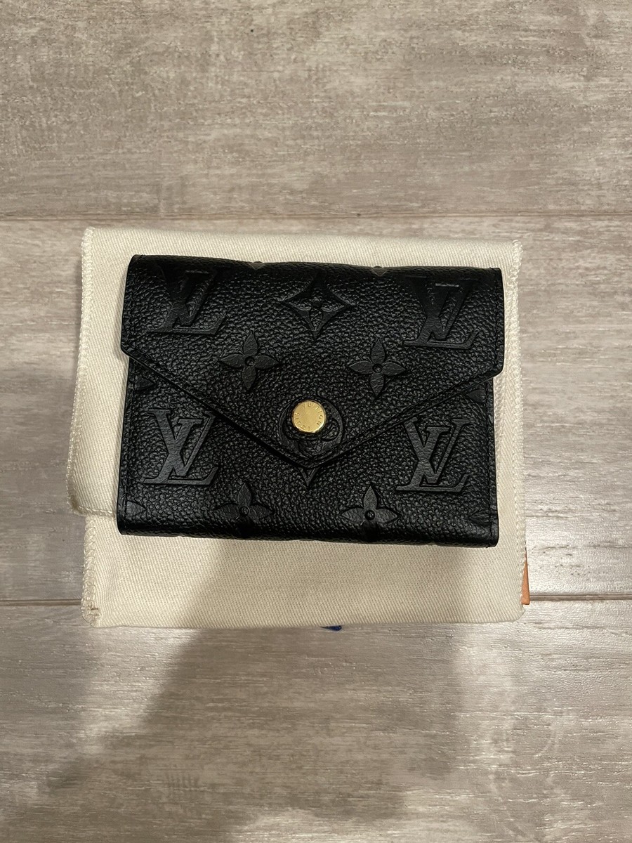 小物 Louis Vuitton Victorine Wallet Noir Louis Vuitton Victorine Wallet In Black Empreinte | eBay
