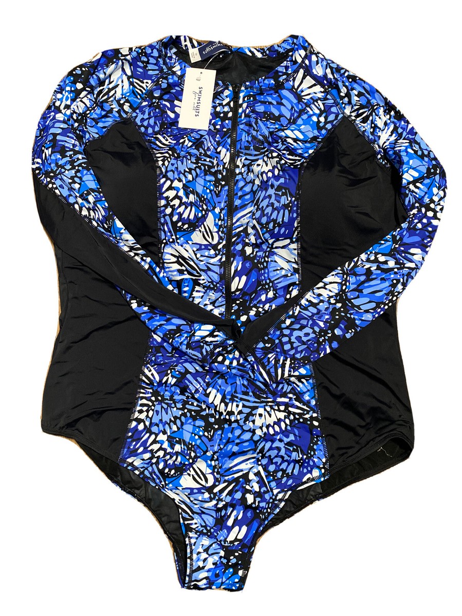 ワンピース blanks long nosleeve onepiece No Boundaries Ribbed Lace Up One-Piece Swimsuit - women's