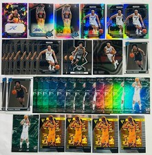 2022 Prizm Draft KENDALL BROWN RC Purple ICE /99 & Bowman Chrome AUTO 37 Card