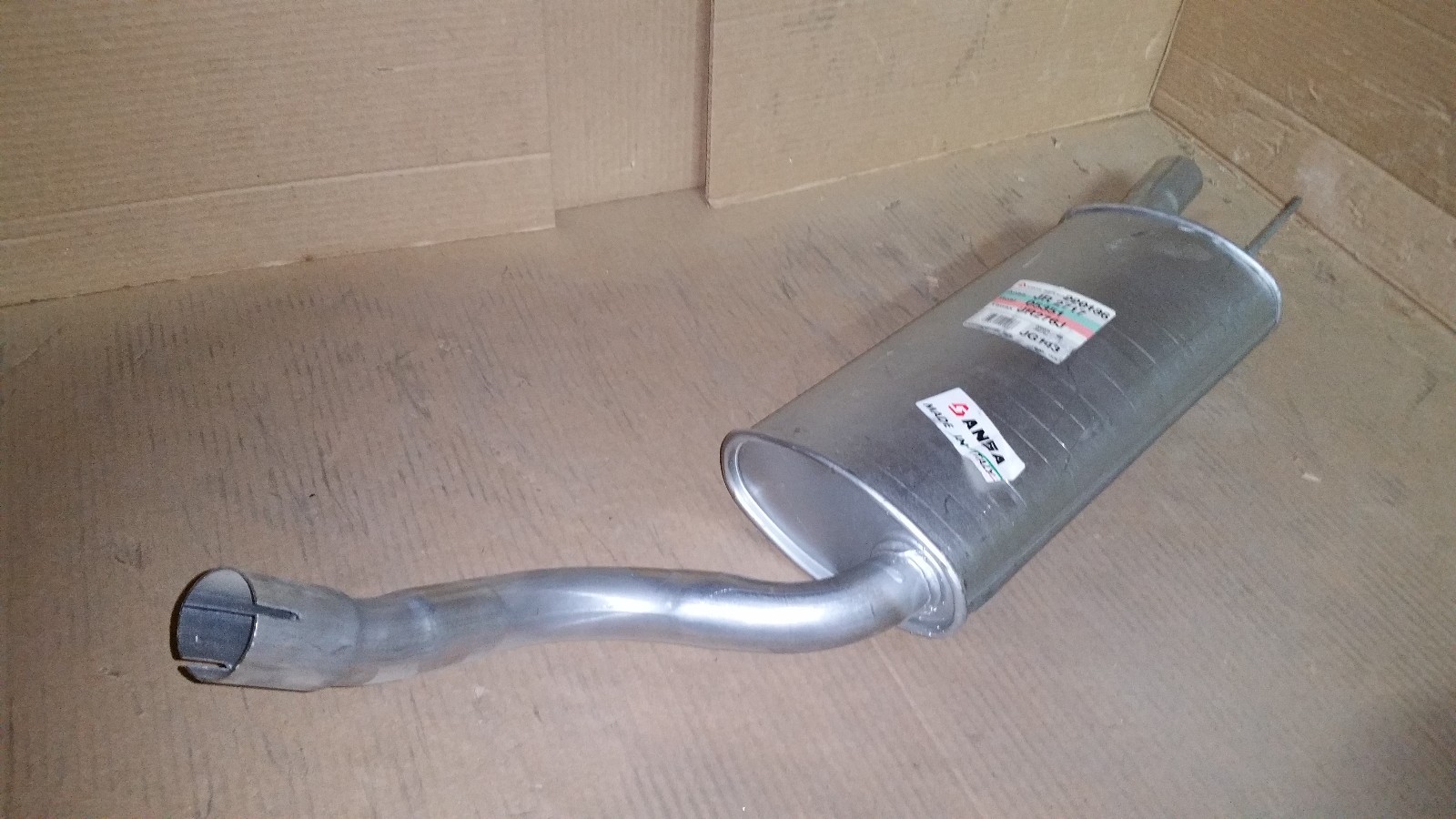 ANSA REAR LEFT EXHAUST MUFFLER PIPE JR2717 06/1987-1989 JAG*UAR XJ6 3 ...