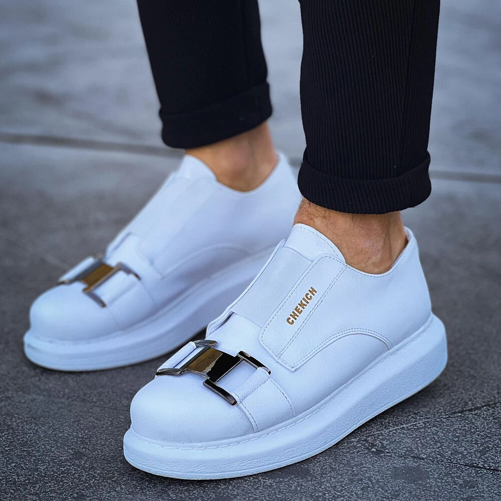Men’s Daily Sneakers Black Comfort Casual Shoes Stylish Trendy Walking Trainers
