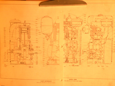 Wisconsin Engine Models AGND Engine PARTS MANUAL CATALOG | eBay