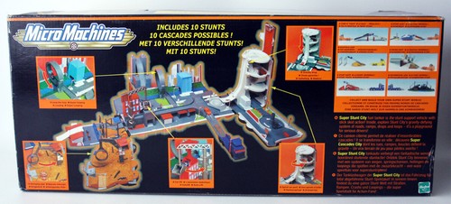 RARE 2001 HUGE MICRO MACHINES SUPER STUNT CITY PLAYSET HASBRO NEW SEALED ! - Picture 4 of 8