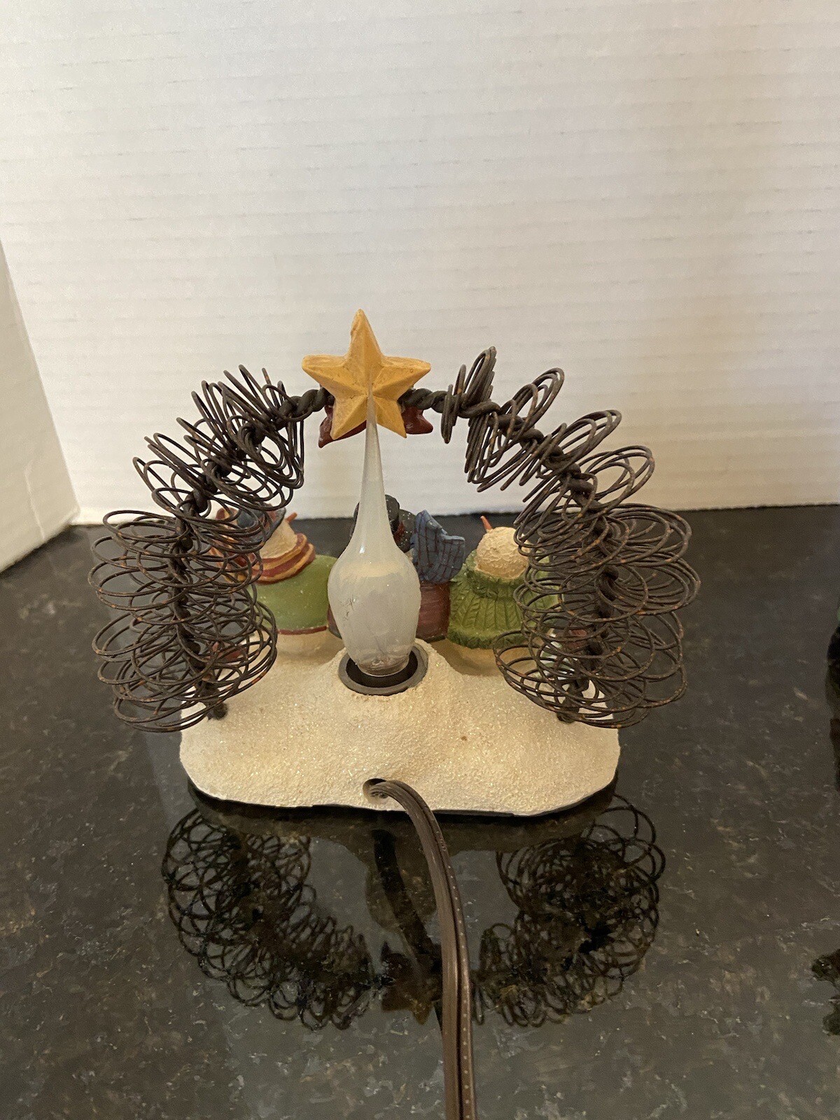 Crazy Mountain 2 Exclusive Christmas Snowman With Flickering Fire Lamp& Music