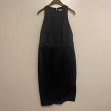 NEW SIZE 12 Blue LABEL LAB - Stretch Slit Bodycon Sleeveless Dress Races Wedding