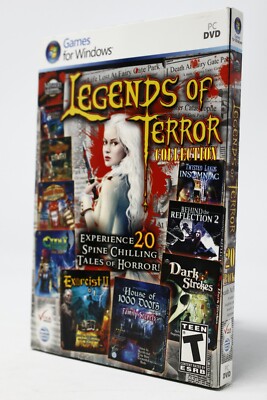 Legends of Terror Collection - PC - Hidden Object Game - NEW/Sealed - See Desc