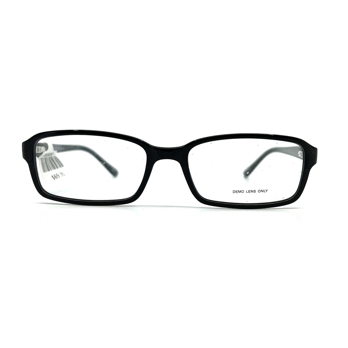 MP 0002 BK Black Mens Rectangle Full Rim Eyeglasses 53-17 MP 0002 BK Black Mens Rectangle Full Rim Eyeglasses 53-17