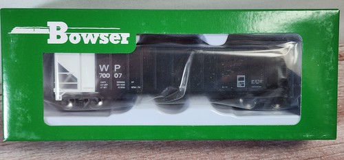 Tolva Western Pacific RR negro azul 100 toneladas 3 bahías 70007 HO Bowser RTR 43549 | Zustand: New