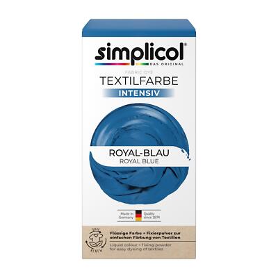 Simplicol Textilfarbe intensiv Royal-Blau 150g