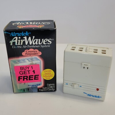 AIRWICK Airwaves Electric Air Freshener System 1992 Discontinued