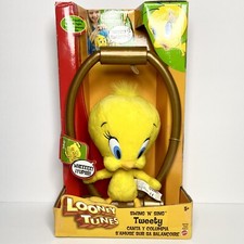 2003 Swing N Sing Tweety Bird Plush   Talking   Mattel   Tested