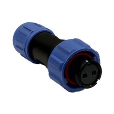 Image of Weipu SY1310/S2I-N 2 Pin Female Circular Connector - Bayonet - IP67 - 13A - 250V
