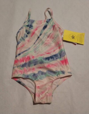 NWT Baby Gap Tie Dye Print One Piece Swimsuit Toddler Girl