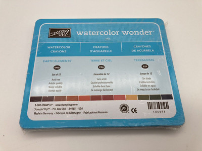 NEW SEALED Set of 12 Earth Elements Stampin' Up! Watercolor Wonder