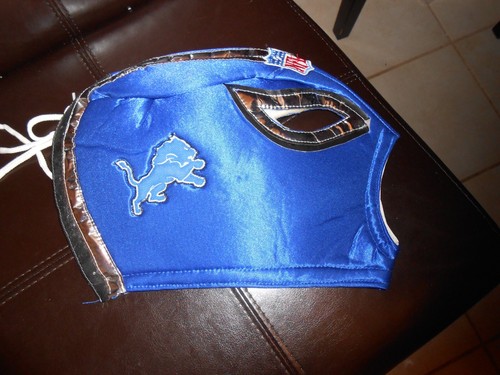Detroit Lions WRESTLING LUCHADOR MASK