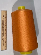 A&E Wildcat Plus Tex-24 Polyester Serger Thread 16oz Cone Burnt Orange 32604